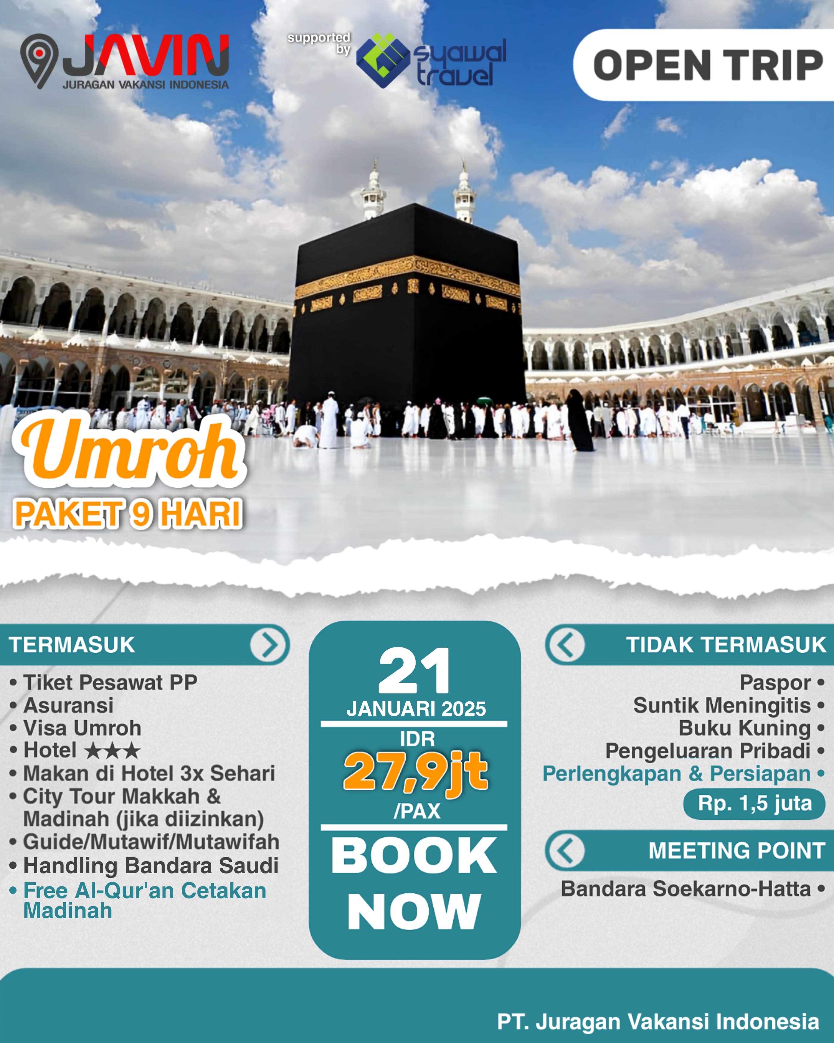 UMROH | 21-29 JAN 2025